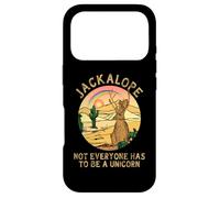 Jackrabbit Everyone Has To Be A Unicorn Rainbow Jackalope Case for iPhone 17 Pro