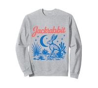 Jackrabbit Tee Retro Vibe Graphic Western Aesthetic Rabbit Sweatshirt