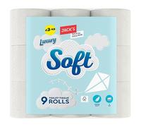 Jack's 9 Luxury Soft Toilet Tissue Rolls | Case of 5