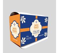 Jack's Beans Italian Espresso Ground 250G | Freshly ground coffee | 100% Arabica beans roasted | Medium Roast | Ideal for all coffee machines | instant flavourful | Cacao nibs | Chocolate Tastes