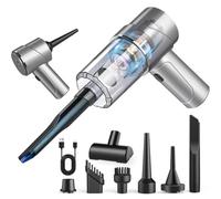 Jack's Classic Handheld Vacuum Cleaner, Hand Held Vacuum Cordless, USB Car Vacuum Cleaner for Car, Home, Office, Kitchen