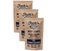 Jack's Meat Beef Jerky with black garlic flavour 30 g - 3 pcs.
