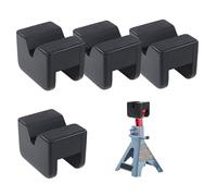 Jacks Pad Adapter 4Pcs Non Slip Rubber Jacks Stand Pads Slotted Frame Rail Pinch Welds Protector for Most Car Truck SUV, Stand