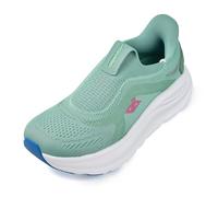 JACKSHIBO Womens Wide Toe Box Shoes Slip on Zero Drop Arch Support Sneakers, Slip on Green, 5.5 UK Wide