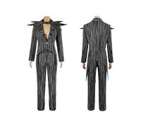 (JackSkellington , M) Before The Nightmare Christmas Sally Cosplay Halloween Womens Men Dress Costume