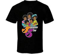 Jackson 5 5Ive Five T Shirt Mens Black Tee Size S Fan Gift from Us