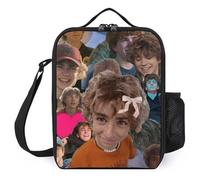 Jackson Avery Lunch Boxes Reusable Cooler Tote, Double Zipper Closure with Front Pocket, Perfect for Picnics Hiking Work