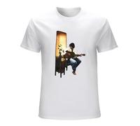 Jackson Browne 2002 Spring Acoustic Us Concert Tour Single Mens T-Shirt Casual Cotton Unisex White Tee Tops S