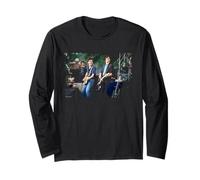 Jackson Browne Live with Bruce Springstein by Michael Grecco Long Sleeve T-Shirt