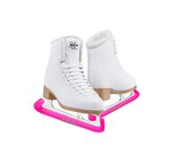 Jackson Classic 380 Womens/Girls Figure Ice Skates, Medium Width, Fleece Womens Size 5 with Skate Guard