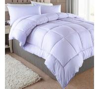 Jackson & Co 10.5 Tog Coverless All In One Duvet Double Size in Lavender Hollowfibre Filling