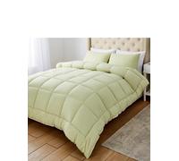 Jackson & Co 10.5 Tog Coverless All In One Duvet Double Size in Mint Green Hollowfibre Filling