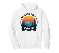 Jackson Hole Shirt Wyoming Retro Vintage Apres Jackson Hole Pullover Hoodie