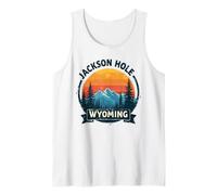 Jackson Hole Shirt Wyoming Retro Vintage Apres Jackson Hole Tank Top