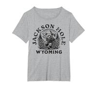 Jackson Hole T-Shirt, Women's Plus, Heather Grey, 5X