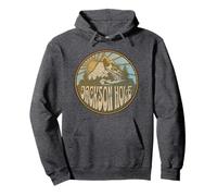 Jackson Hole Wyoming Nature Mountains Hiking Outdoors Pullover Hoodie