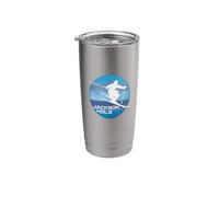 Jackson Hole Wyoming Retro Graphic Stainless Steel Insulated Tumbler