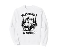 Jackson Hole Wyoming Souvenir Men Women Reminder Sweatshirt