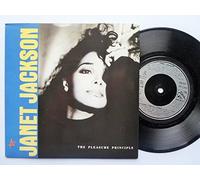 Jackson, Janet - Jackson, Janet Pleasure Principle 7" A&M USA604 EX/EX 1986 picture sleeve