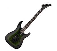 Jackson JS Series Dinky Arch Top JS32Q DKA Transparent Green Burst