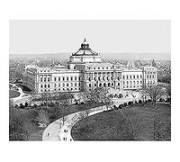 Jackson Library Congress Jefferson Building Washington Photo Unframed Wall Art Print Poster Home Decor Premium