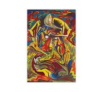 Jackson Pollock 020 Canvas Poster Wall Art Decor Print Picture Paintings for Living Room Bedroom Decoration Unframe-style 20x30inch(50x75cm)