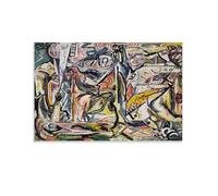 Jackson Pollock Abstract Expressionism Poster-Circumcision January Canvas Painting Poster Wall Art Decorative Picture Prints Modern Decor 20x30inch(50x75cm)