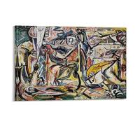 Jackson Pollock Abstract Expressionism Poster-Circumcision January Painting On Canvas Wall Art Poster Scroll Picture Print Walls Decor Home Posters 16x24inch(40x60cm)