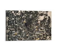 Jackson Pollock Abstract Expressionism Poster-Yellow Islands Canvas Art Poster And Wall Art Picture Print Modern Family Decor Posters 24x36inch(60x90cm)