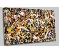 Jackson Pollock Canvas Print Wall Art -Convergence- 40 x 30 inch / 101 x 76 cm Supersize Available- Dining Room Décor