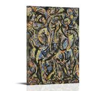 Jackson Pollock Works《Gothic》Printing Posters Trendy Artwork Canvas Prints Classic Wall Painting Decor for Modern Homes 20x30inch(50x75cm)