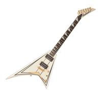 Jackson Pro Series Rhoads RRT-3 Ebony Fingerboard Ivory with Black Pinstripes