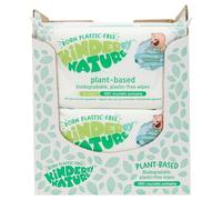 Jackson Reece, Kinder by Nature Plant-Based Wipes - 12 Pack (Suitable for Sensitive & Eczema Prone Skin + 99% Water, 100% Biodegradable & Compostable, 100% Recyclable + Vegan)