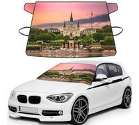 jackson square Printed Car Windshield Snow Cover, Waterproof Windshield Cover for Ice, Snow & Sun, Fits Most Cars & SUVs - 69x42.5''