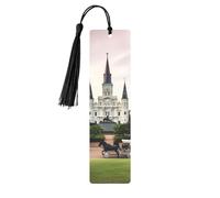 Jackson Square Printed Metal Bookmarks M - Black Lightweight Aluminium Book Marker for Books, Journals & Gifts, Ideal Book Lovers, Holiday Decor & Crafts