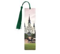 Jackson Square Printed Metal Bookmarks M - Dark Green Lightweight Aluminium Book Marker for Books, Journals & Gifts, Ideal Book Lovers, Holiday Decor & Crafts