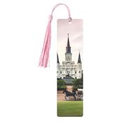 Jackson Square Printed Metal Bookmarks M - Pink Lightweight Aluminium Book Marker for Books, Journals & Gifts, Ideal Book Lovers, Holiday Decor & Crafts