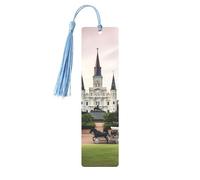Jackson Square Printed Metal Bookmarks M - Sky Blue Lightweight Aluminium Book Marker for Books, Journals & Gifts, Ideal Book Lovers, Holiday Decor & Crafts