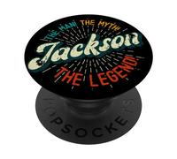 Jackson The Man The Myth The Legend - Funny First Name PopSockets Swappable PopGrip
