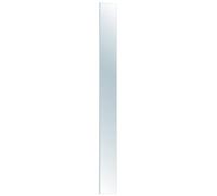 Jackson Woodturners 80mm Clear Glass Landing Stair Panel - 8mm Contemporary Glass for Indoor Staircases