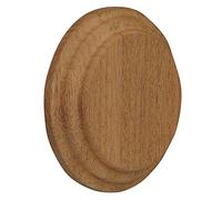Jackson Woodturners Circular Wall Patrice for Handrail Brackets - 96mm x 19mm - Available in Pine, Oak, White Primed, Hemlock, Dark Hardwood, Pre-Finished Oak (Dark Hardwood)