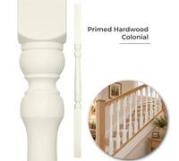 Jackson Woodturners Colonial Stair Spindle 41mm White Primed Hardwood 1100mm Single Stair Baluster