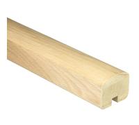 Jackson Woodturners MD Iron Handrail - Available in Oak, Pine & White Primed | 55mm x 65mm | for Iron Square Spindles | 1800mm - 4200mm (Oak, 2400mm)