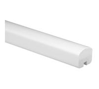Jackson Woodturners MD Iron Handrail - Available in Oak, Pine & White Primed | 55mm x 65mm | for Iron Square Spindles | 1800mm - 4200mm (White Primed Hardwood, 3600mm)