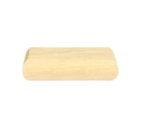 Jackson Woodturners Oak Flat Half Newel Cap - Fits 90 x 43mm Half Newel Posts - Unfinished Staircase Newel Post Cap for Modern and Traditional Interiors