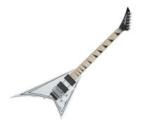 Jackson X Series Rhoads RRX24M Snow White with Black Pinstripes