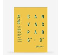 Jackson's : 100% Cotton Canvas Pad : Universal Primed : 380gsm : 10 Sheets : 6x8in