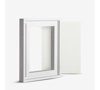 Jackson's : 18x24cm Handmade Board 66 Medium Oil Primed Linen and White Ready-Made Ayous Wood Frame Set