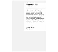 Jackson's : 19mm White Gesso Cradled Painting Panel : 4x6in (APX.10x15cm)