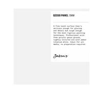 Jackson's : 19mm White Gesso Cradled Painting Panel : 5x5in (APX.13x13cm)